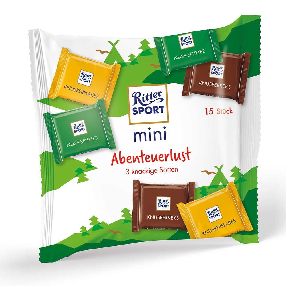 Ritter Sport mini Abenteuerlust 15шт 250g - YummyBox.