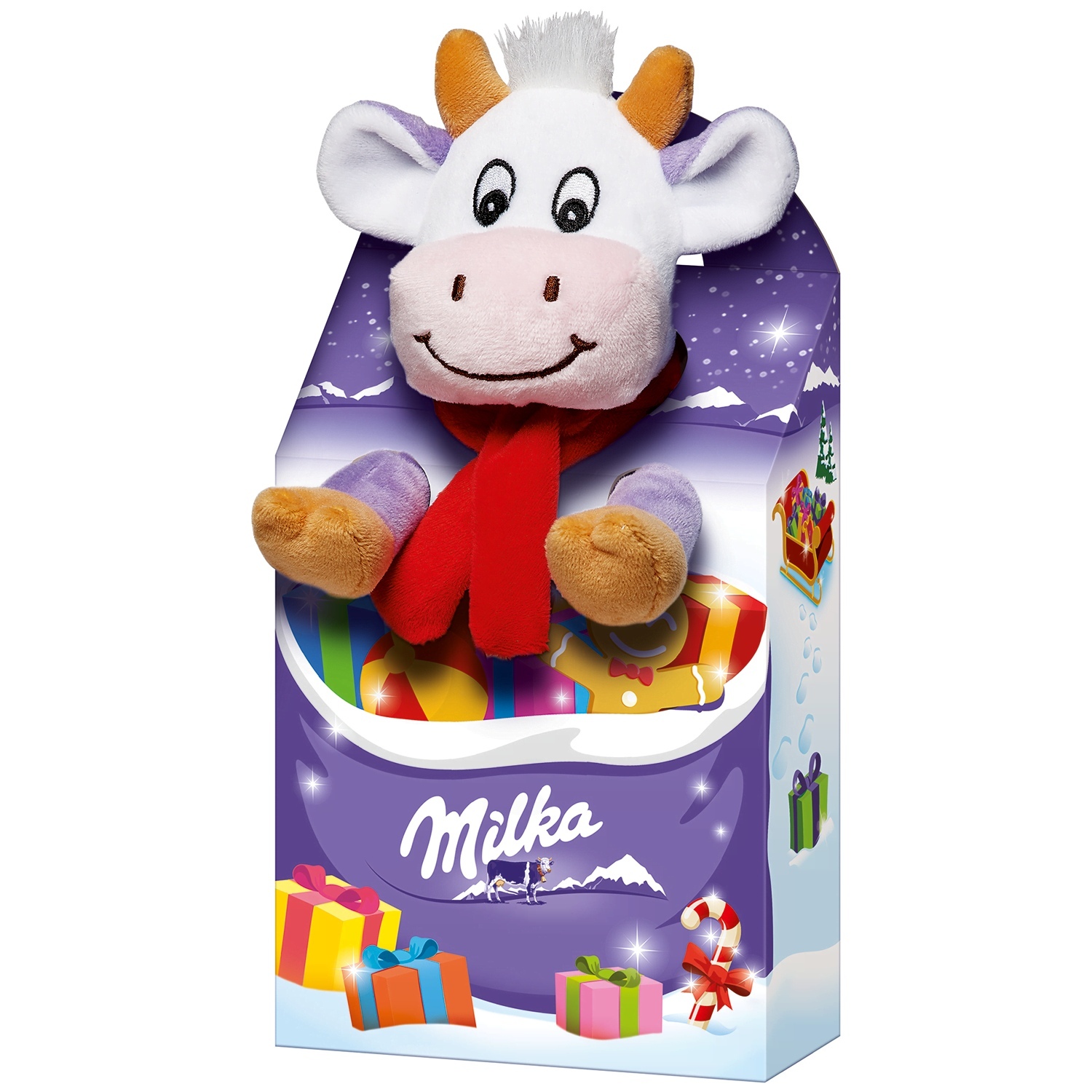 Игрушек шоколад. Корова Milka игрушка. Милка Мейджик микс плюшевая. Плюшевая игрушка коровка Милка. Новогодний подарок Милка.