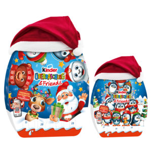 Kinder огромный календарь с шапкой Адвенткалендарь 431g