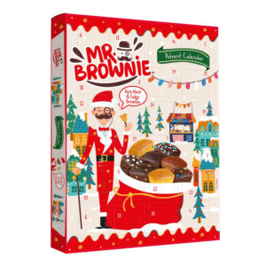 Mr. Brownie Адвенткалендарь с ассорти пирожных брауни 600g